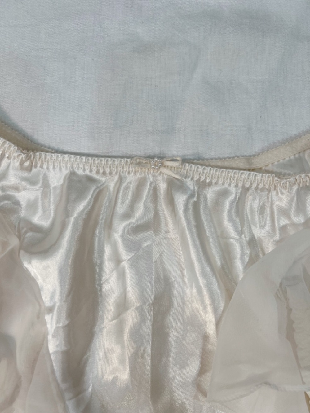 Vintage Bridal Victoria Secret High Waist Garter Belt Lingerie - Picture 10 of 16
